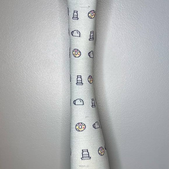 FIGS Compression Socks Size Small S Coffee STAT Donuts nursing medical grey - Picture 7 of 7